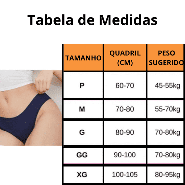 Calcinhas de Algodão Respirável Confort (COMPRE 5 LEVE 10 UNIDADES)