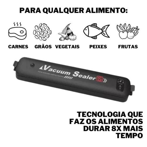 Seladora à Vácuo Para Armazenar Alimentos - Vaccum Sealer